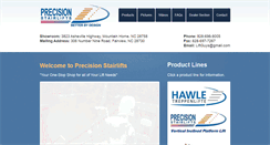 Desktop Screenshot of precisionstairlifts.com